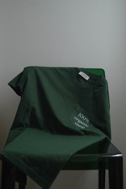 100% Organic Simp pocket T-shirt