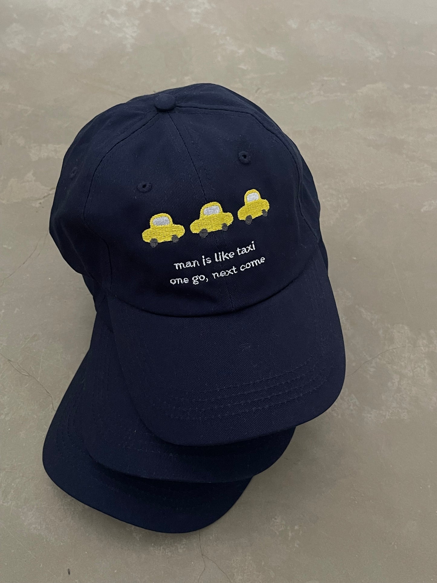 'man is like taxi' embroidery cap (pre-order)