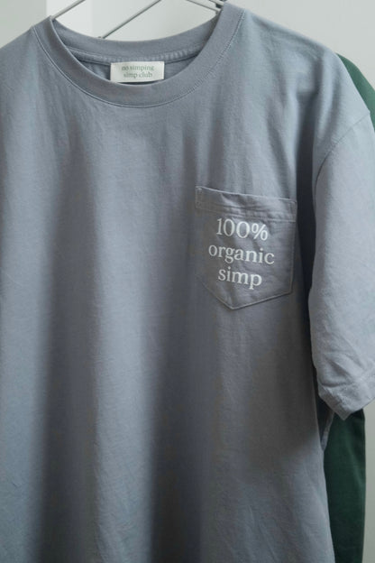 100% Organic Simp pocket T-shirt