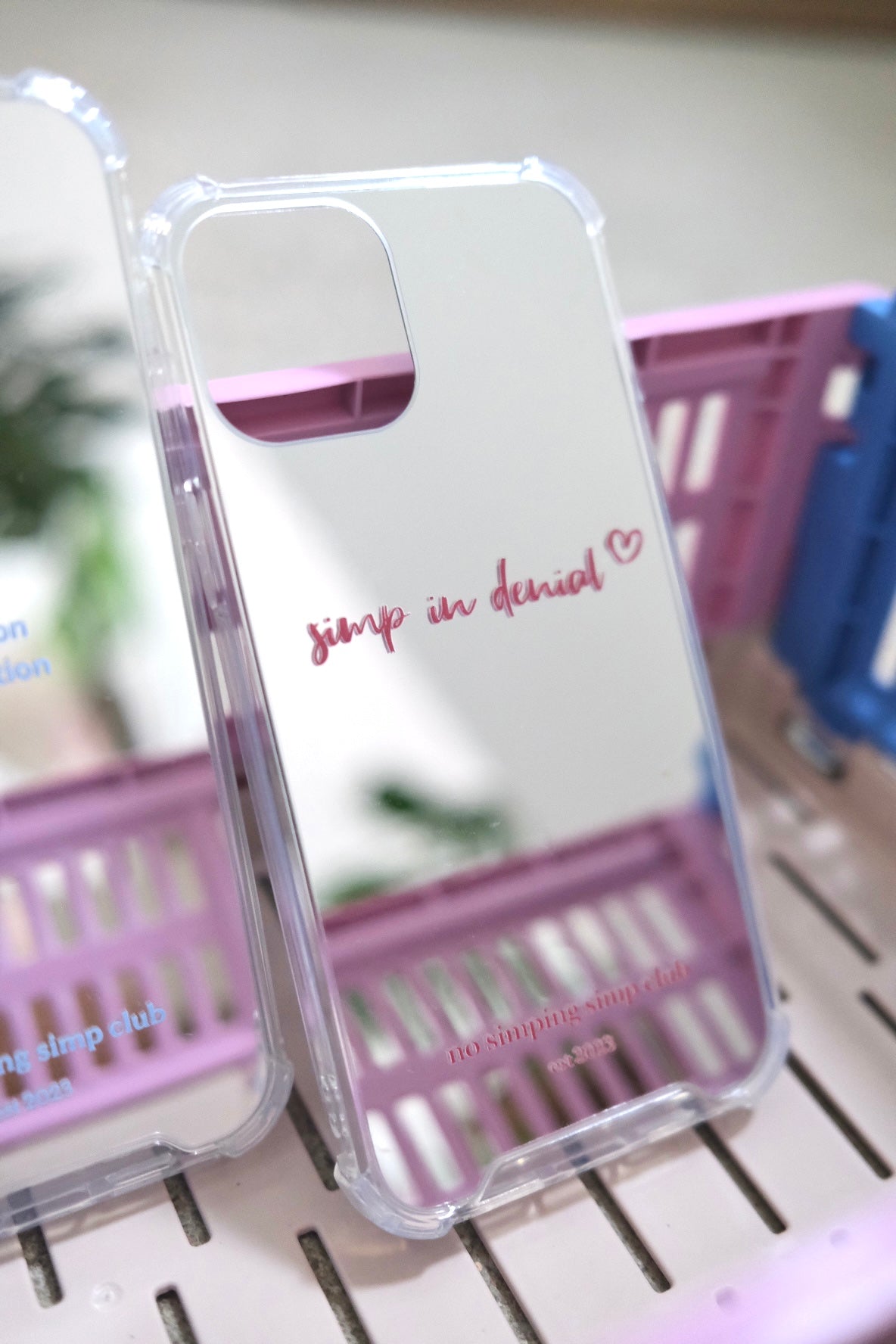 'Denial' mirror phone case (Pre-order)