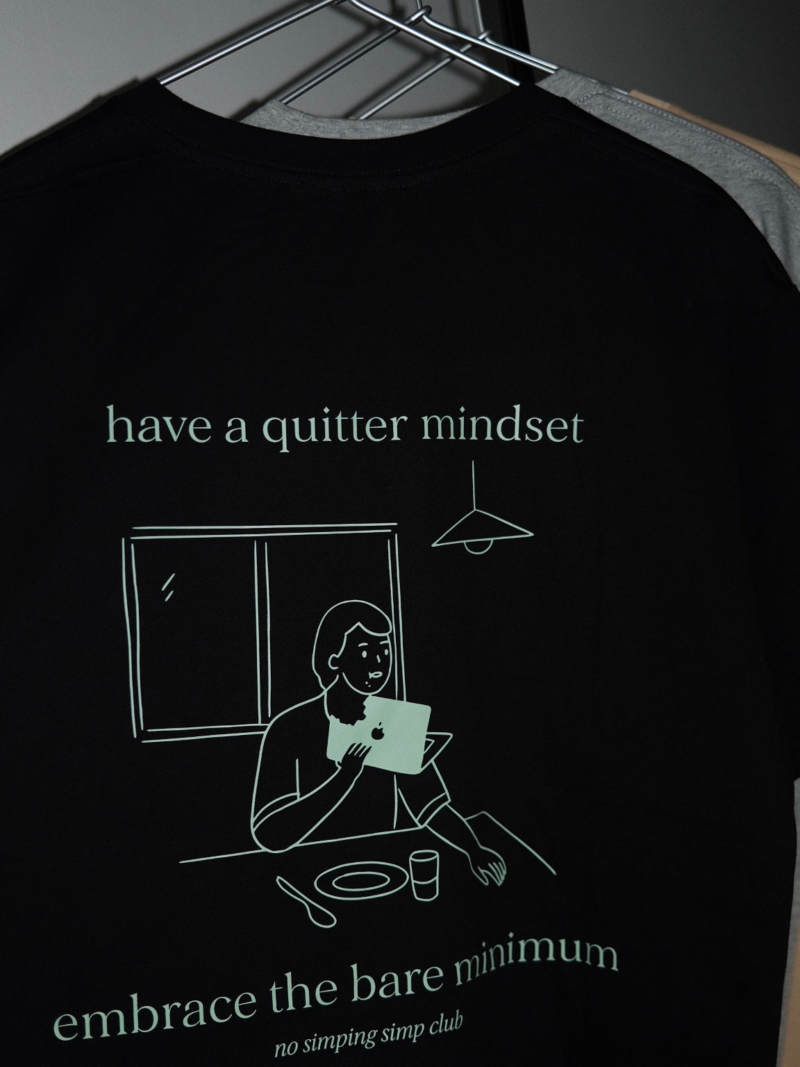 Quitter mindset T-shirt - breakfasting