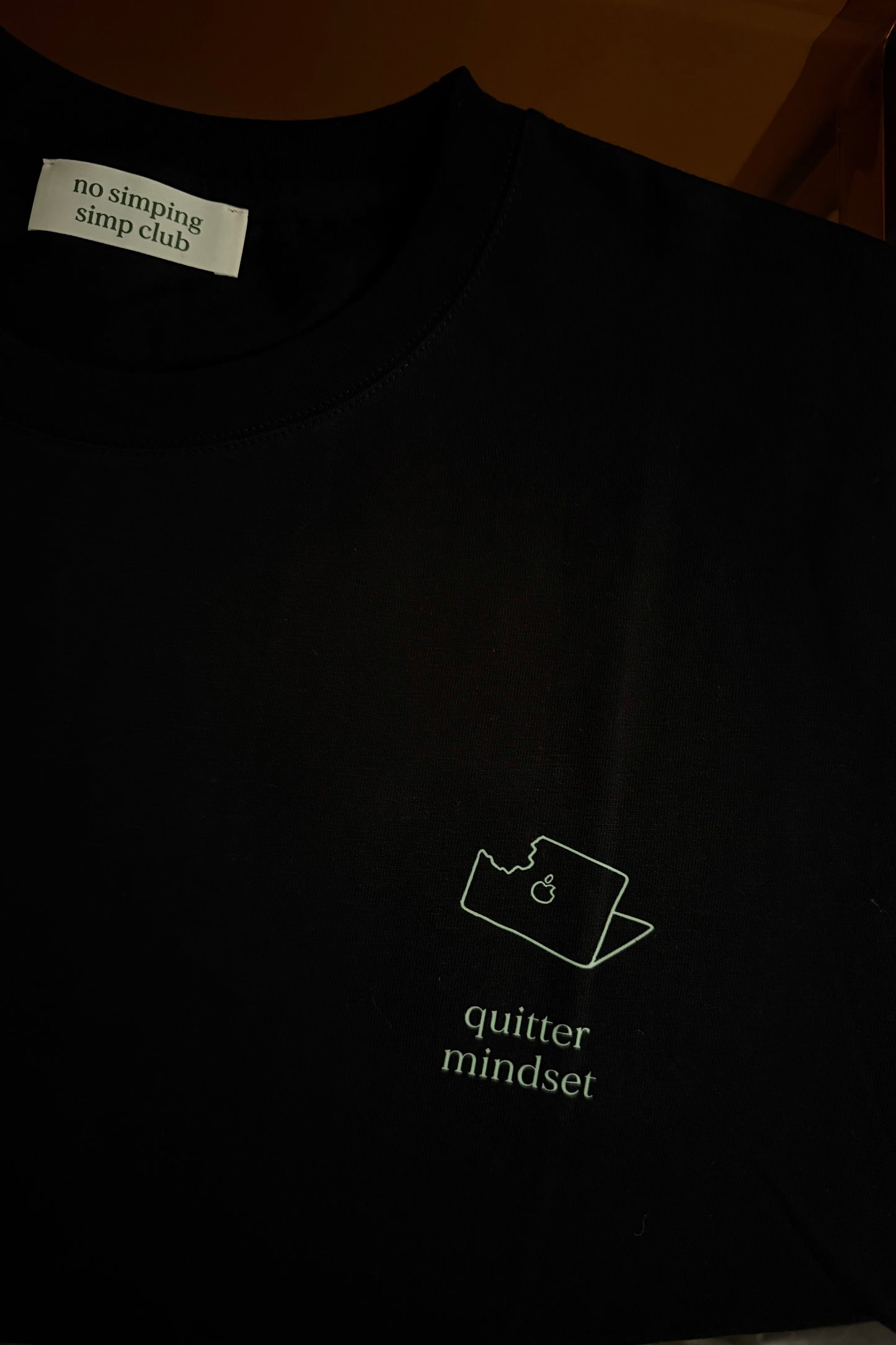 Quitter mindset T-shirt - breakfasting