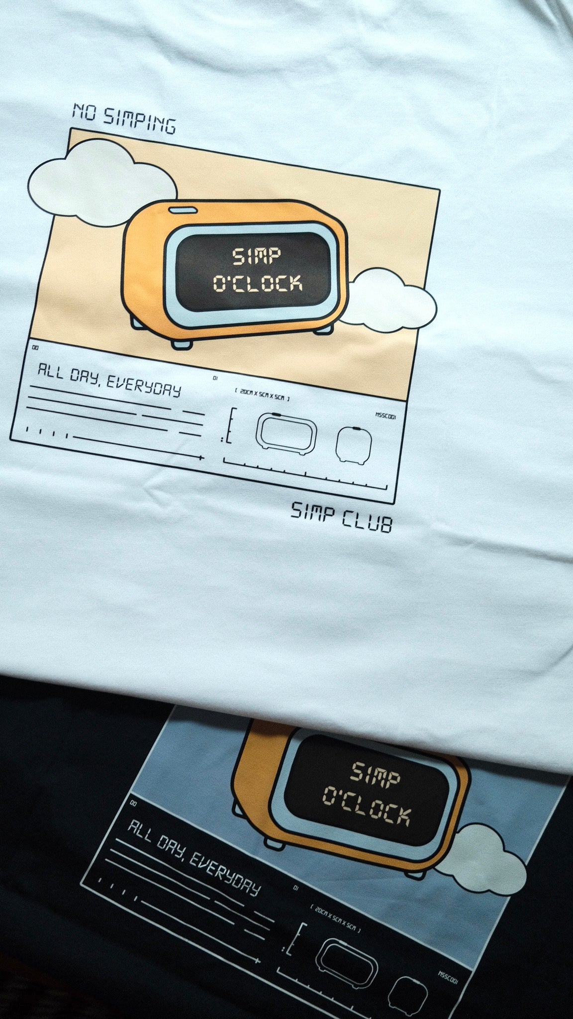 ‘simp o'clock' T-shirt